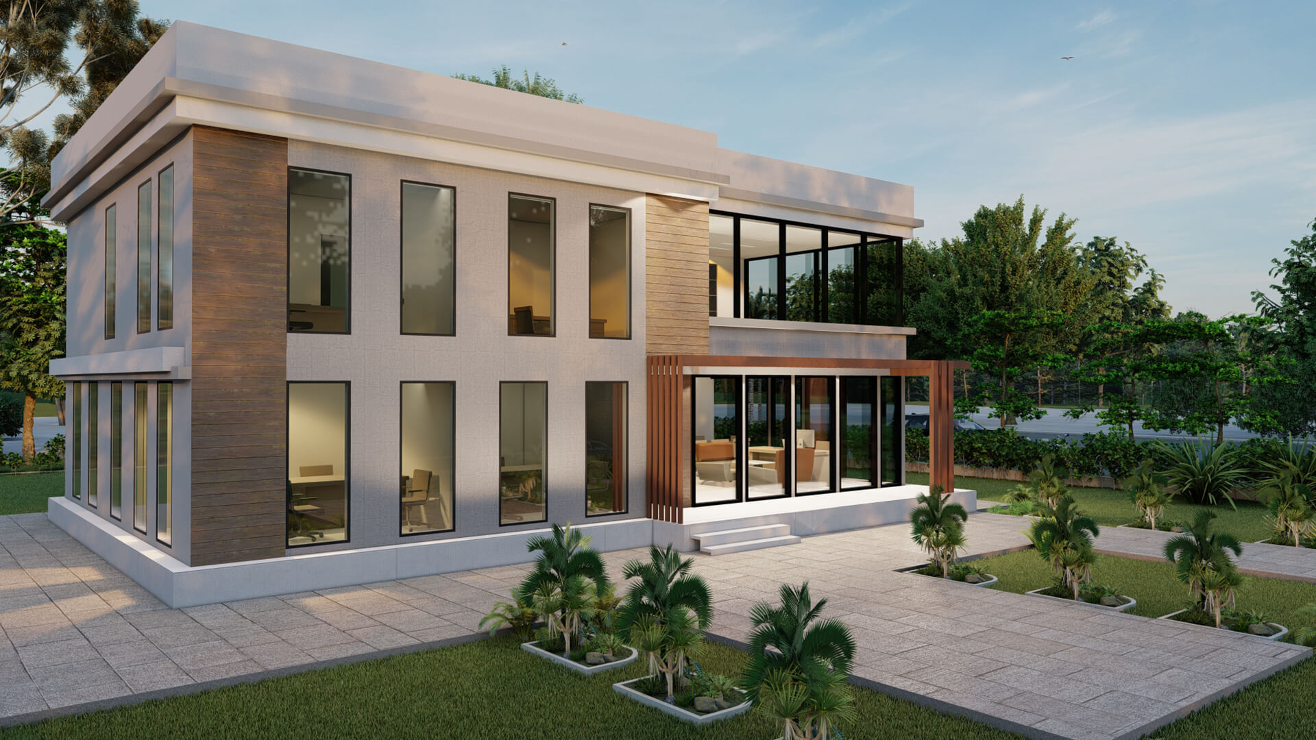 YİO-2275 Çift Kat Ofis Yapı gorsel 3