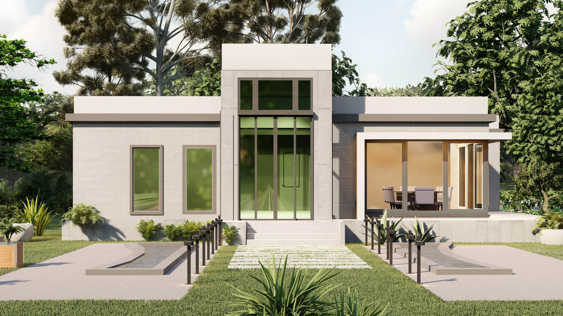 YO-1143 Tek Kat Ofis Yapı gorsel 2